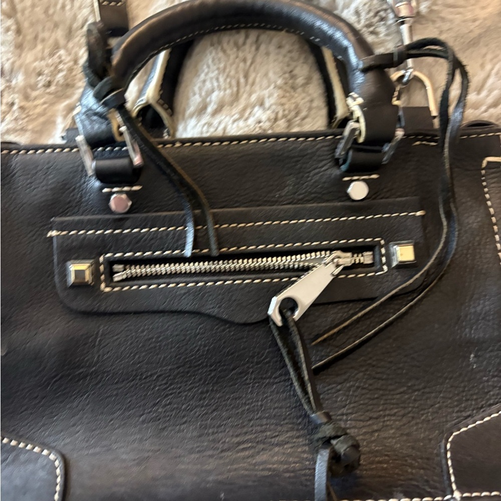 Rebecca Minkoff Black Crossbody Bag, top handles shoulder strap